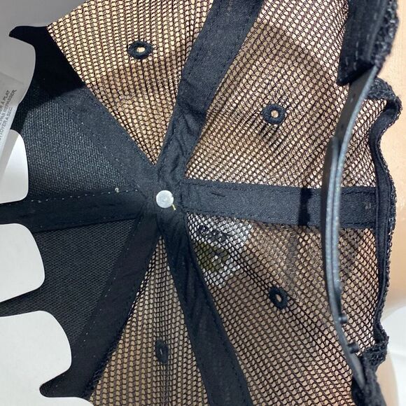 Caterpillar Men's Gray Black Mesh Equipment Snapback Cap Hat NWT - Picture 8 of 10